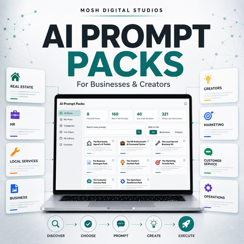 AI Prompt Packs for Businesses & Creators — practical AI prompt library