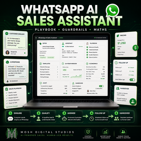 WhatsApp AI Sales Assistant — AI-assisted WhatsApp sales toolkit
